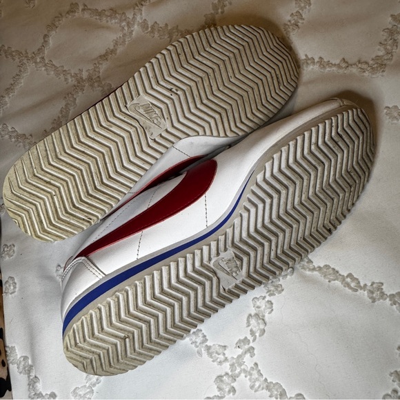 Nike Cortez FORREST GUMP USA WHITE RED BLUE - Picture 3 of 7